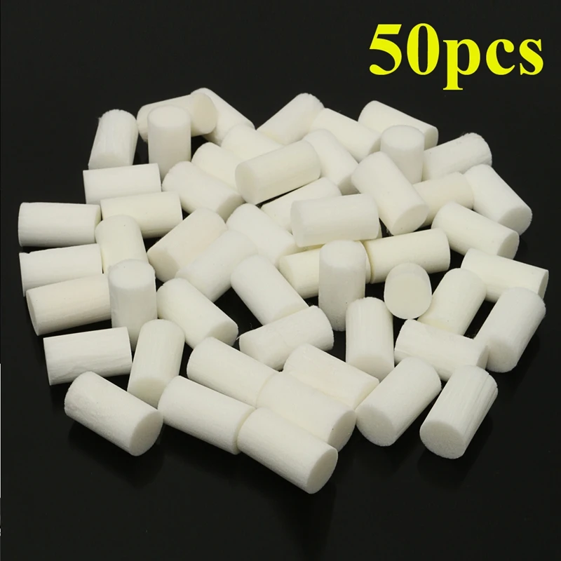 Elemento de Filtro de Bomba o Recarga Filtros de Algodão de Fibra Branca Peça do Sistema de Compressor de ar 30mpa 50 Pcs de Alta Pressã