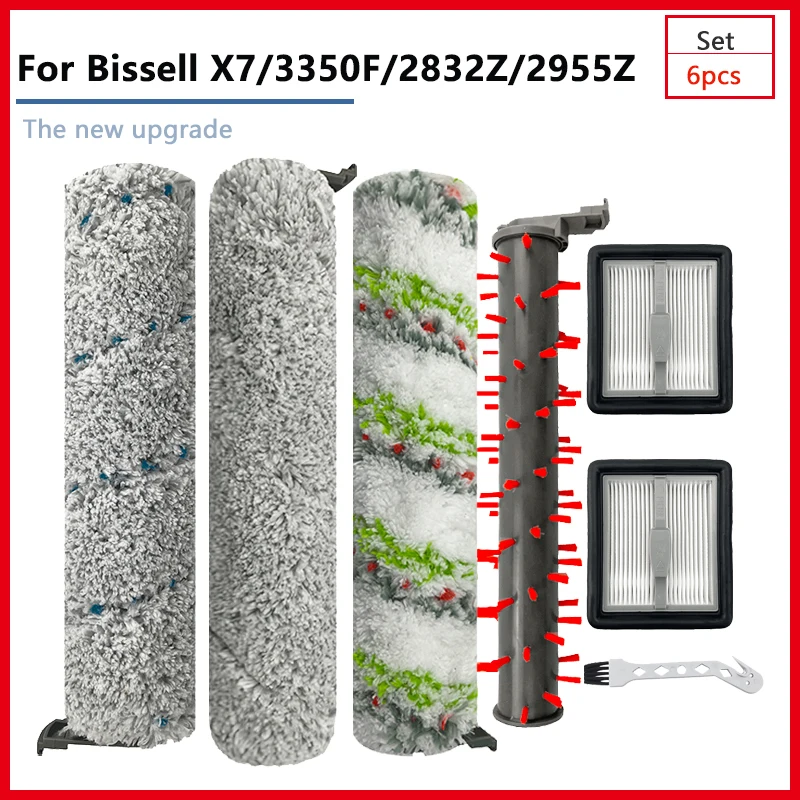 For Bissell Fourth-Generation Groundwaste X7 3350F 2832Z 2955Z Hepa Filter Pet Multi-Function Carpet Floor Brush Home Accesories auras new generation 1 cd