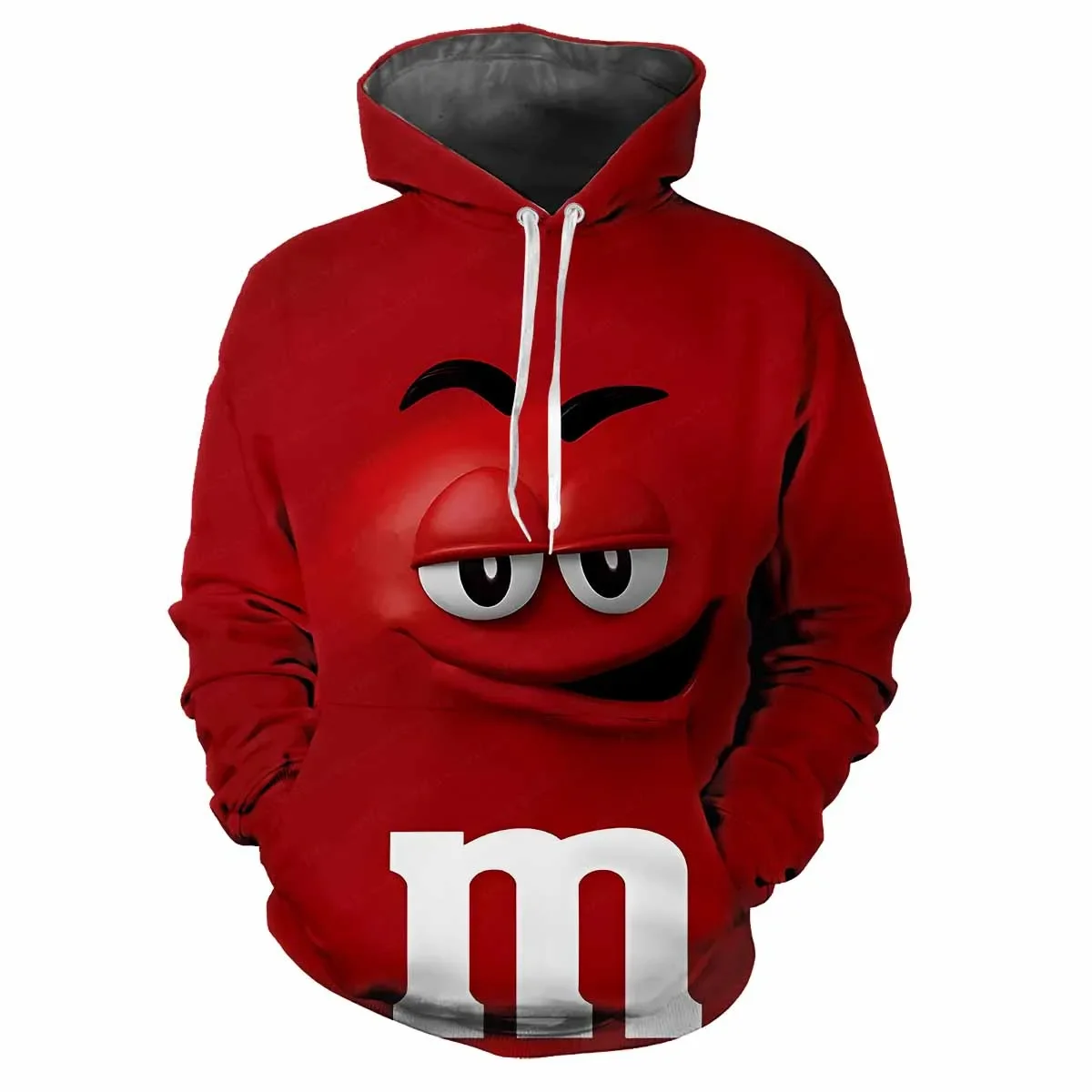 

Hip Hop Fashion Cartoon 3d Printed Pattern Spring and Autumn Men's Hoodie Creative Funny Unique Loose Comfortable Casual Top