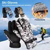 Winter Snowboard Ski Gloves Cotton Waterproof Breathable Snow Gloves Motorcycle Gloves for Cold Weather Mens Womens 1