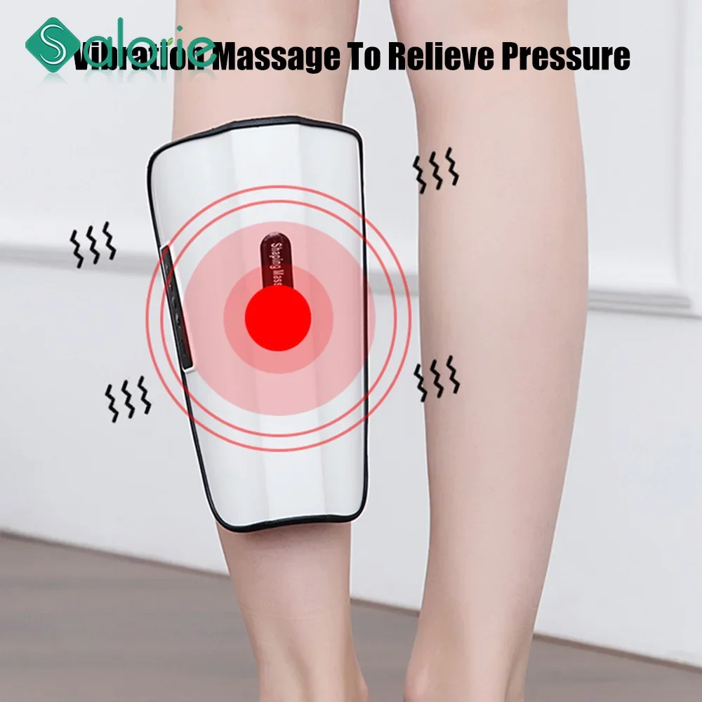 

Electric Leg Massager Wireless Rechargeable for Pain Relief Calf Muscle Fatigue Relax Calf Infrared Massage Lymphatic Drainage