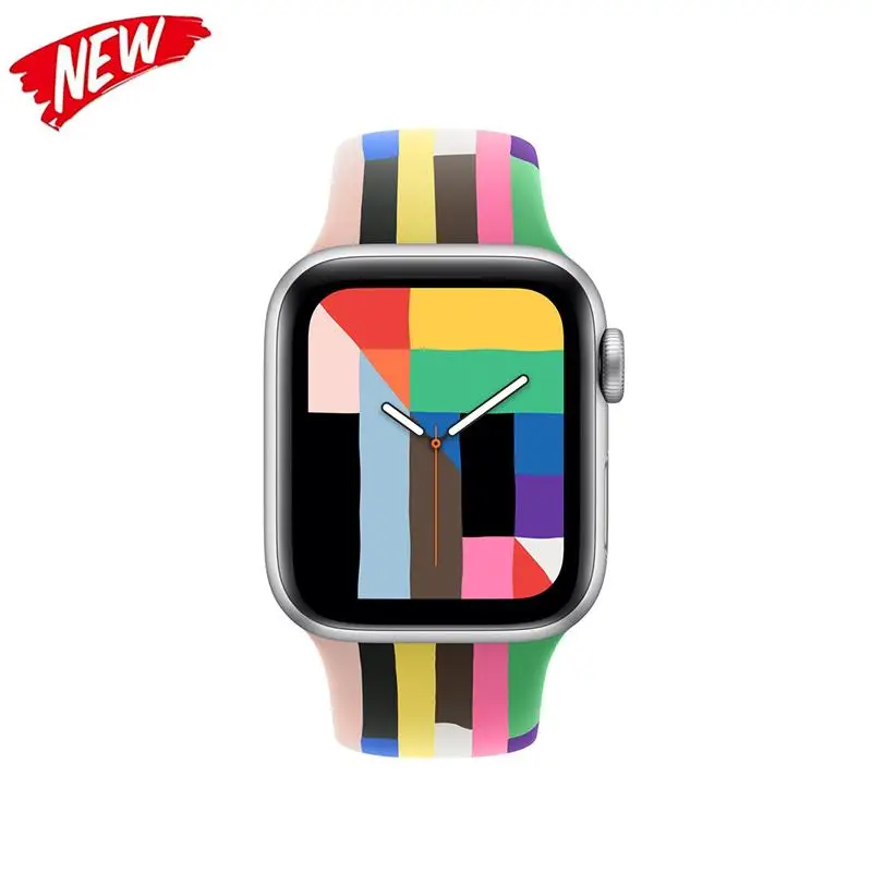 Vibrant Silicone Pride Edition Watch Band Bracelet