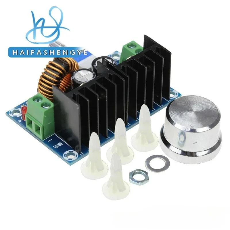 XH-M401 DC-DC buck module XL4016E1 High-power DC voltage regulator 8A with voltage-stabilizing electronics electronic voltage regulator