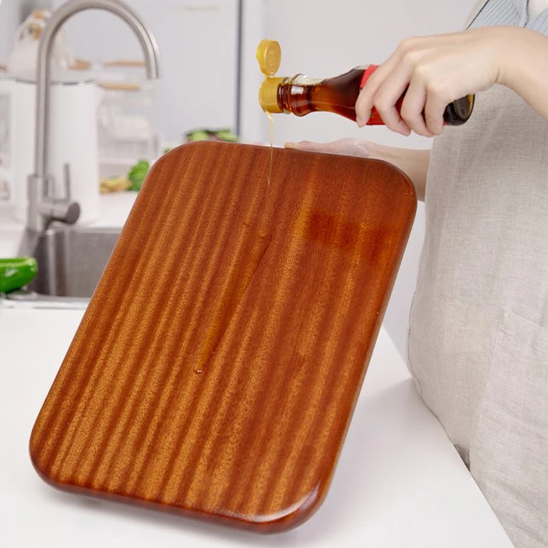 Solid Wood Thickened Chopping Board Healthy Material Cutting Board  Multifunctional Kitchen Board Easy Cleaning Cutting Table - AliExpress