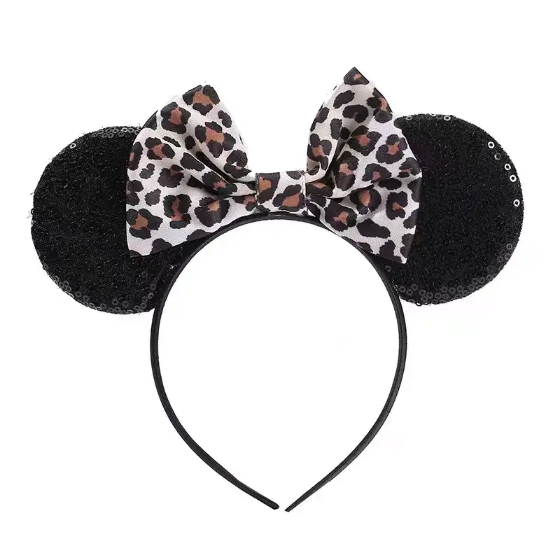 Anime Mouse Ears Headhand Cosplay Kawaii Cartoon Elastic Hair Accessories Party Sequin Bows Hairband Toys Children Adults Gift - Image 21