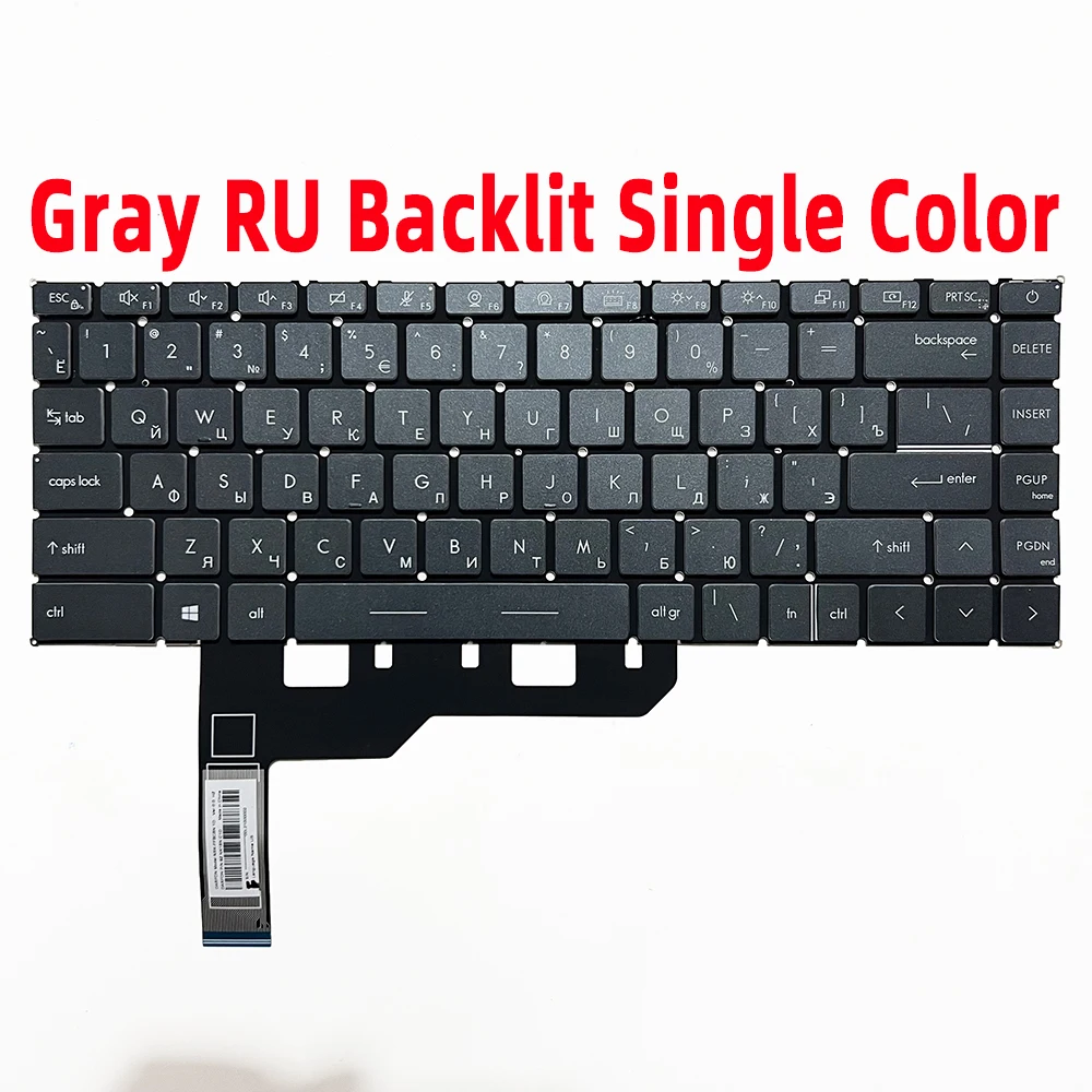 US/Russian Backlight Keyboard for MSI Creator Z16 A11UE A11UET
