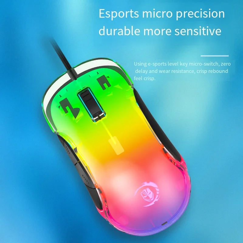 特大ミニ〜マウス ゲーミングマウス,7つのボタンとUSBケーブル,新しいg702