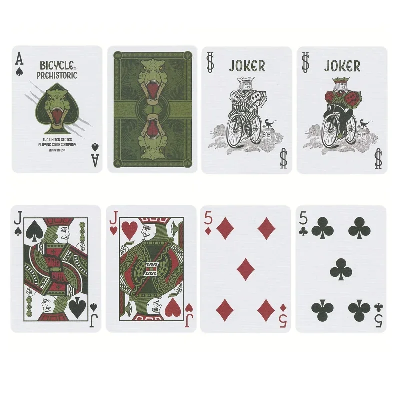 Bicycle Prehistoric Playing Cards Deck Poker Card Games Magic Tricks Standard Poker Magic Tricks Props for Professional Magician 5