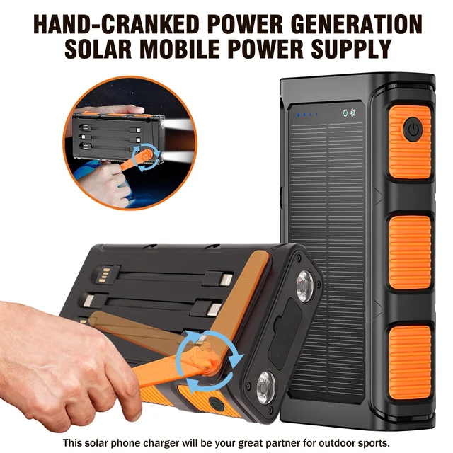 20000mAh solar power bank