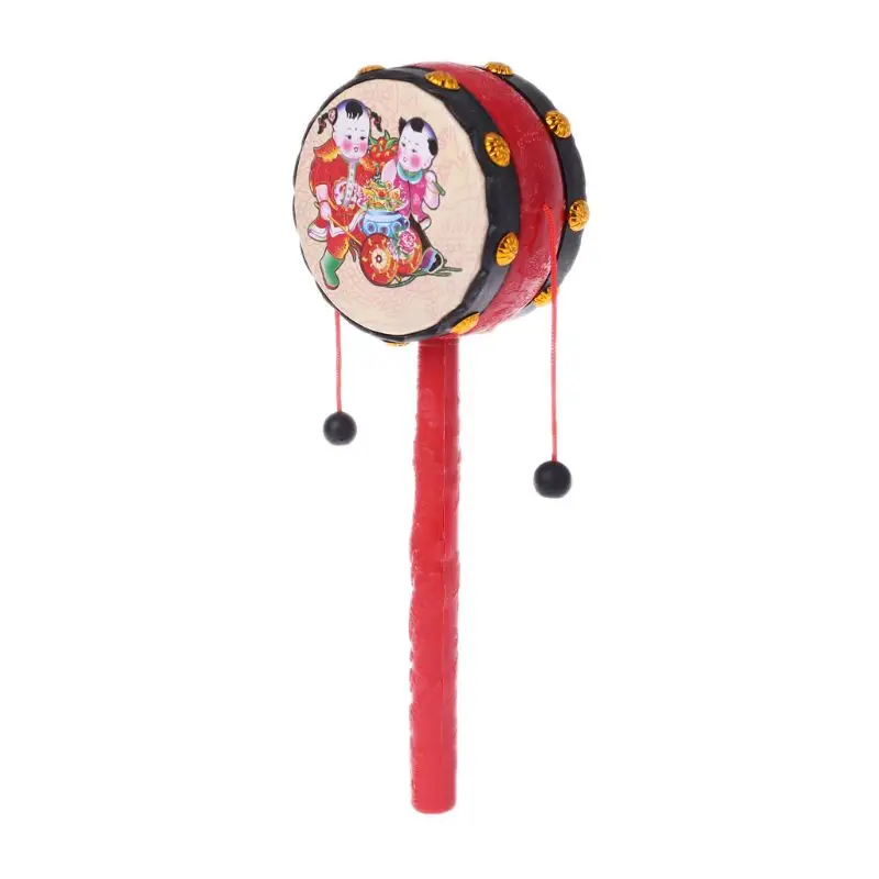 

127D Spin Rattle Drum Monkey Drum Chinese Kid Toy Gift
