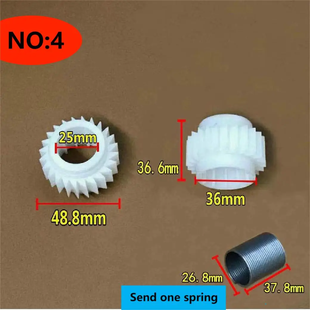 Washing Machine Clutch 1Pc Fully Automatic Washing Machine Clutch White Plastic Gear Ratchet Bidirectional Gear Spring Accessories