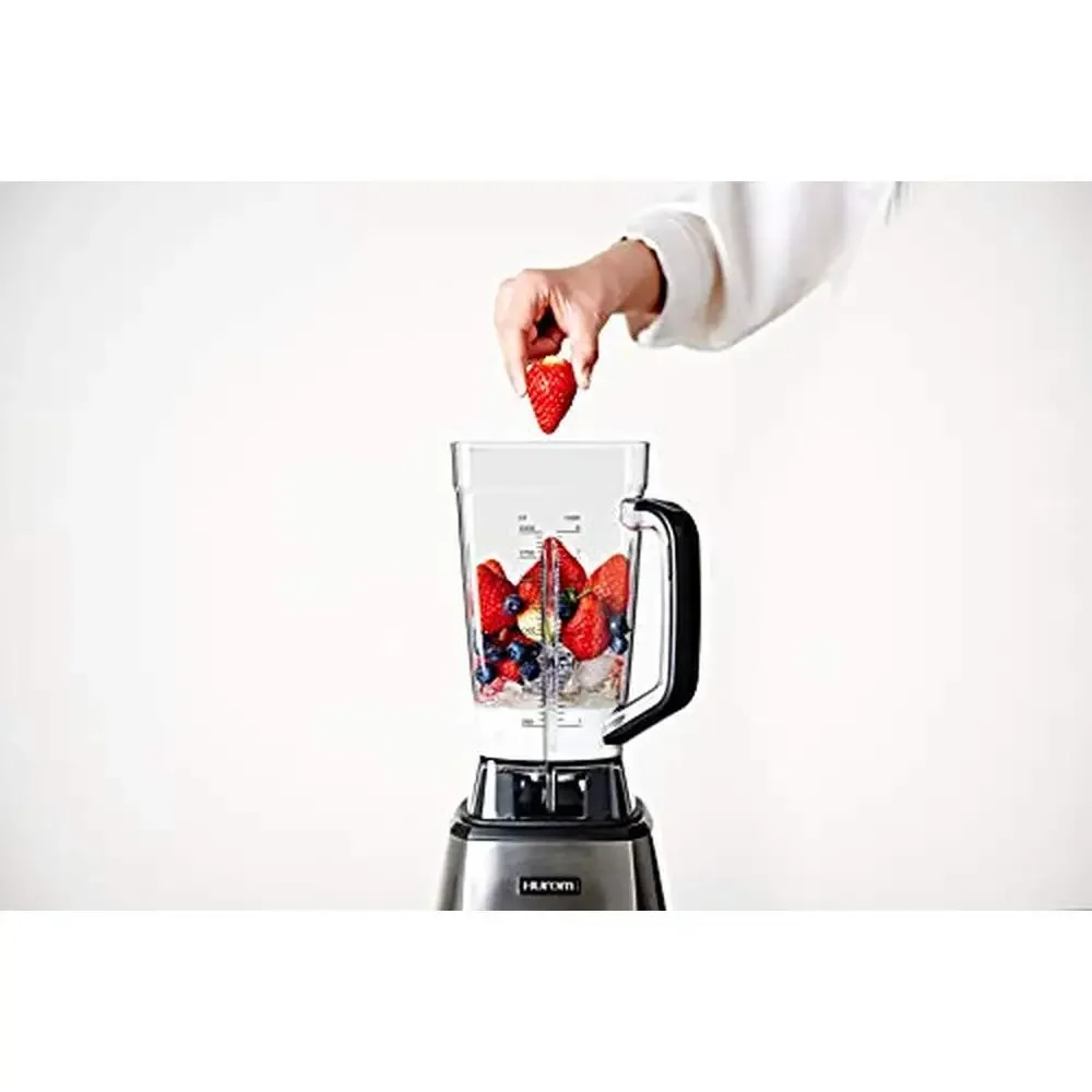 High-Speed Hexa Power Blender 1600W Motor BPA-Free Tritan 2L Container Stainless Steel Lightweight Safety System Quiet Operation
