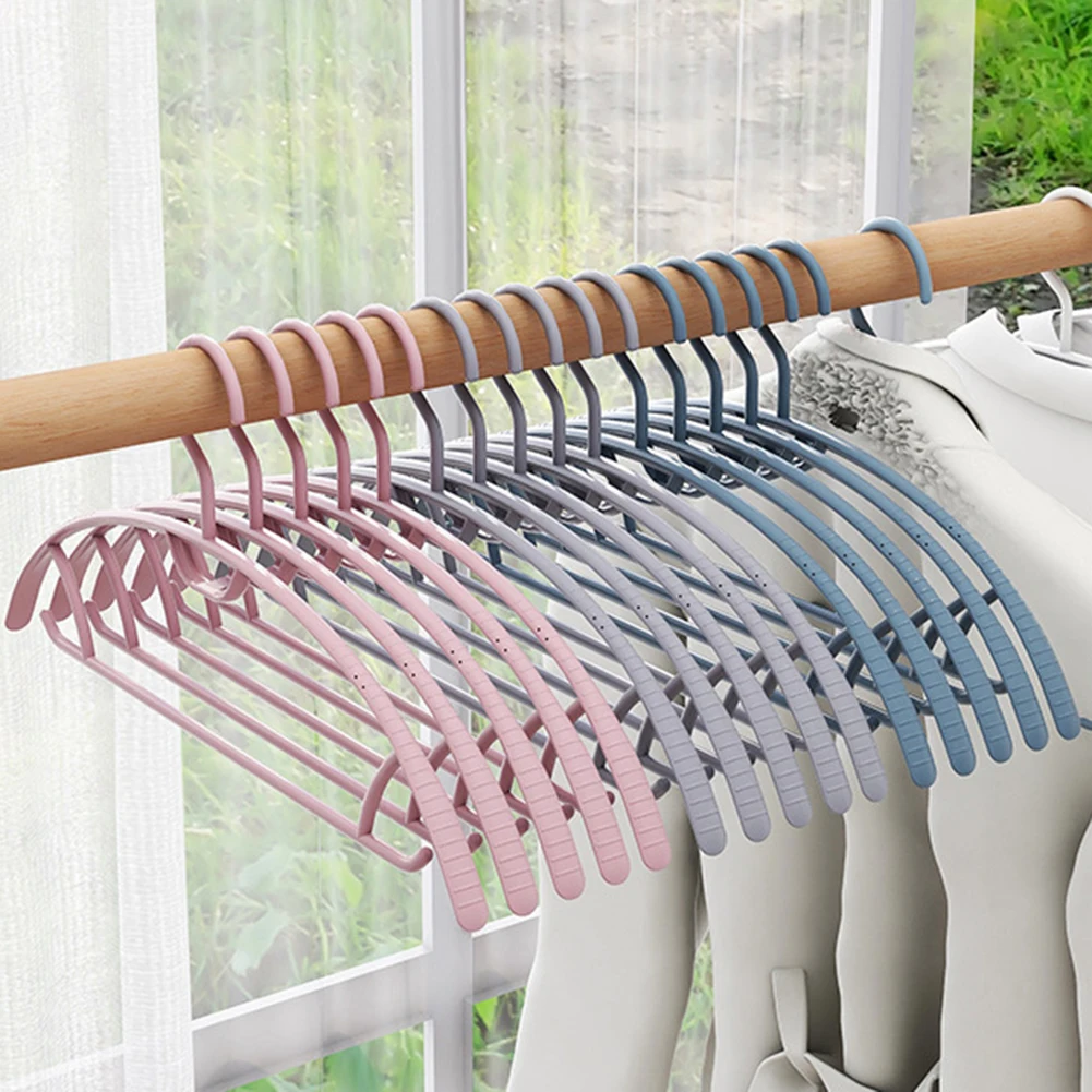

10PCS Thickened Non-Slip Clothes Rack High Quality Material Strong Bearing Capacity Coat Drying Racks For Bedroom Clothes Store