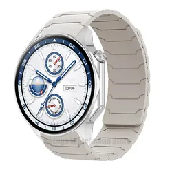 Magnetic Silicone Sports Strap - Soft, Durable, and Stylish Bracelet Watchband for OPPO Watch 4 Pro (Starlight)
