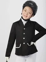 New Horse Riding Jacket For Kids Clothes Children Professional Coat Blazer Top Boys Girls Horseback Rider Equestrian Equipment 2