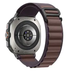Alpine Loop Sport Nylon Bracelet Strap Accessory for Galaxy Ultra(2025) (Indigo)