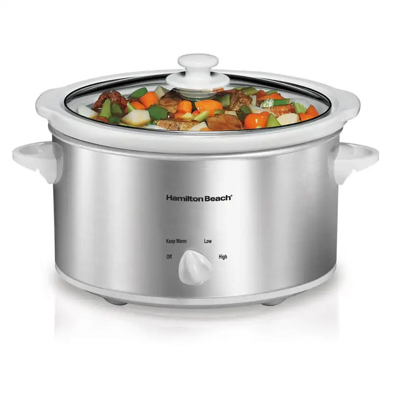 

Stainless Steel 4 Qt. Slow Cooker