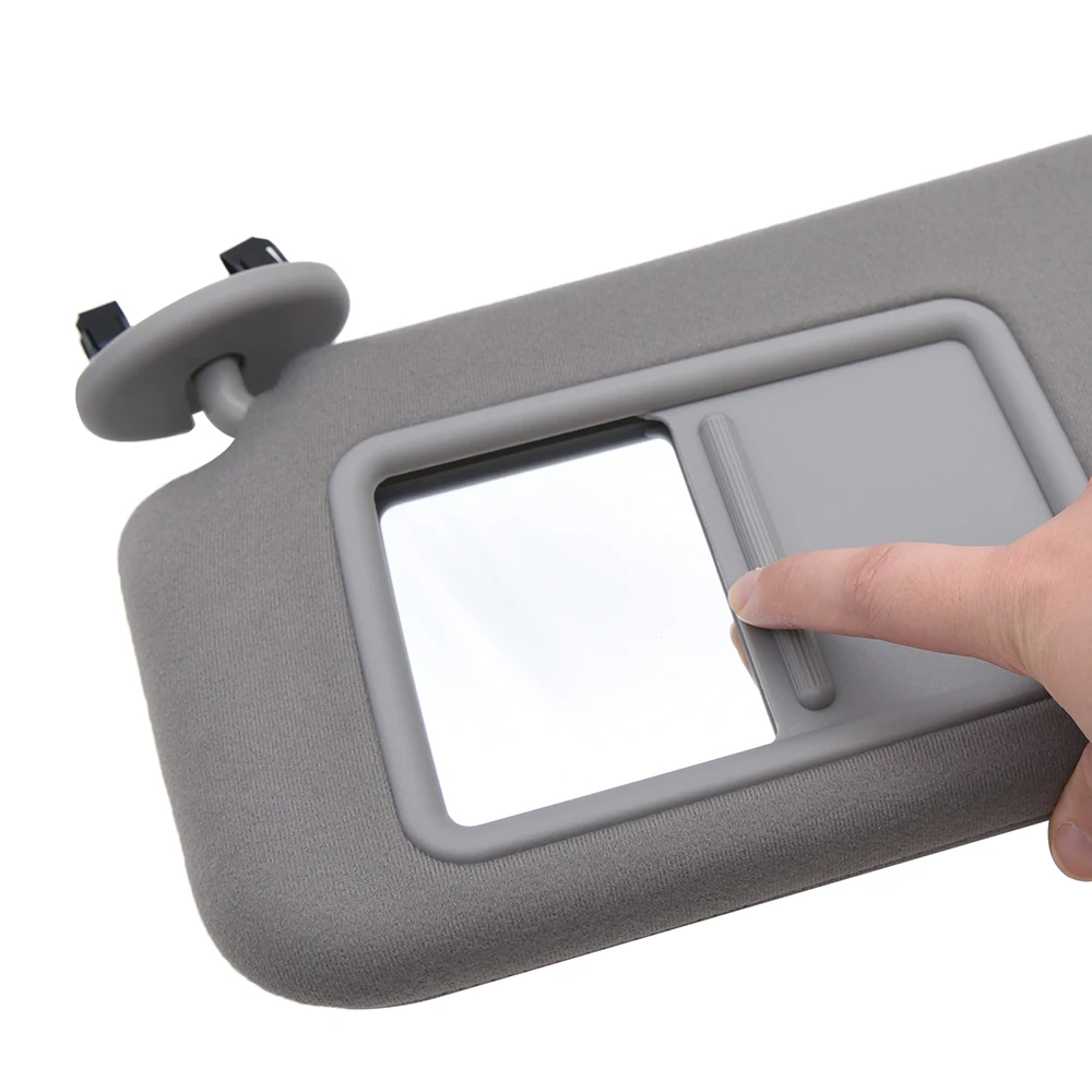 Toyota Camry 용 라이트가없는 썬 바이저 2007 2008 2009 2010 2011 74310-06750-E0 74320-06780-B0 드라이버 Passenge Side