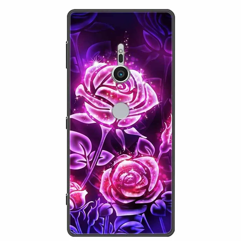 For Sony Xperia XZ3 XZ2 Case Shockproof Soft silicone TPU Back Cover For Sony Xperia XA1 XA2 Ultra Phone Cases XZ3 Cute Cartoon mobile flip cover