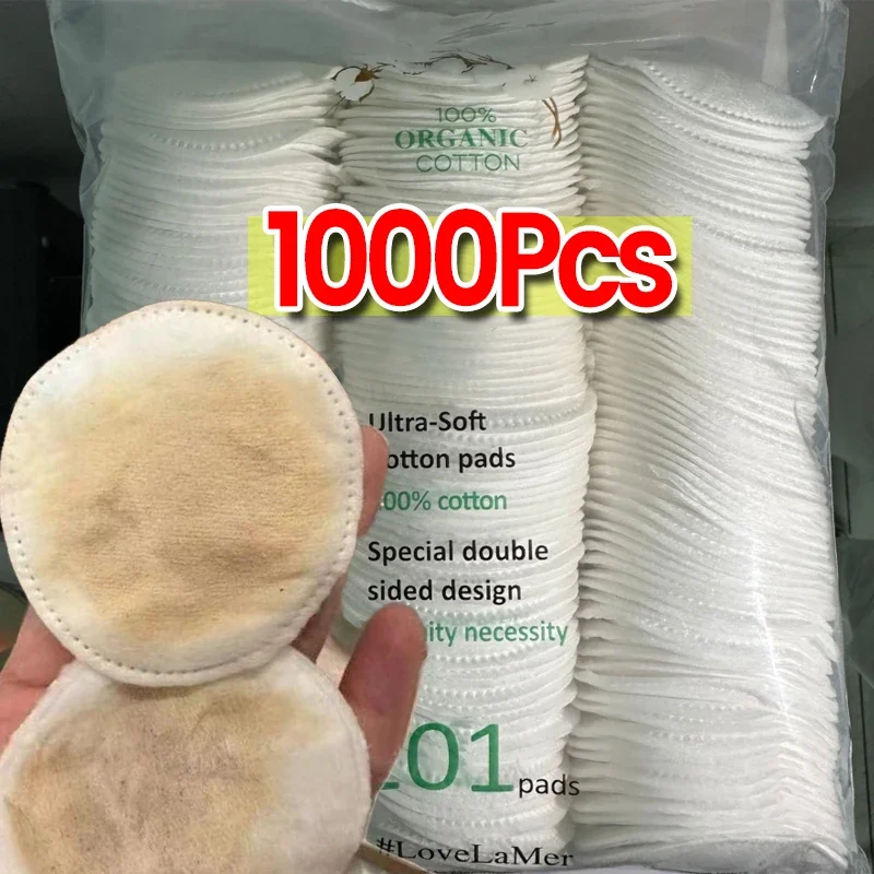 Description Picture 4 of itemBreathable Cotton Pads Disposable Soft Round Makeup Remover Pads Double Sided Facial Cleaning Nail Art Polish Remover Cotton Pad