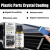 30ml Plastic Refurbished Crystal Coating Agent Wax Car Panel Plastic Renovated Coating Retreading Agent Car Care Set 6
