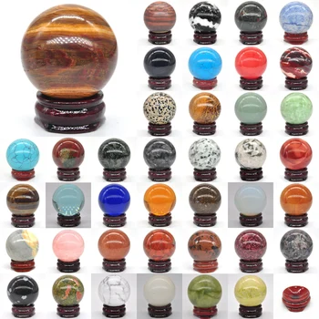 40MM Natural Gemstone Healing Sphere 1
