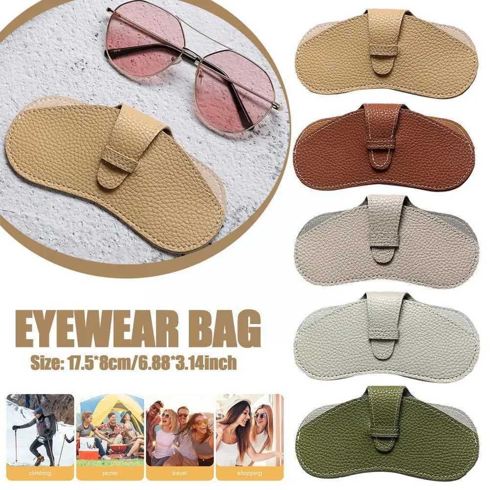 

Simple Portable Glasses Box Ins Japanese Storage Bag Sunglasses Pressure Box Cover Women Anti Protective Men Myopia H4V7