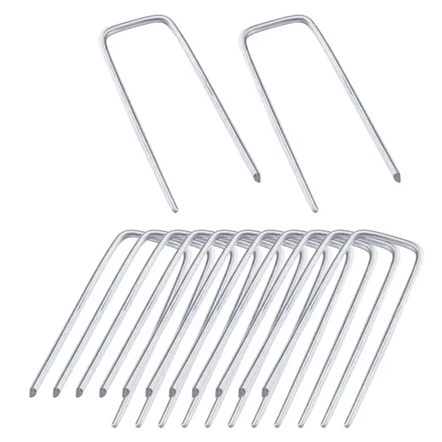 U Alakú Kerti Tétek Csapok Sátor Őrölt Sodrók Pins Udvari Tét Kapcsok A Kerítés Kerítésen Lévő Farm Gát - Image 3