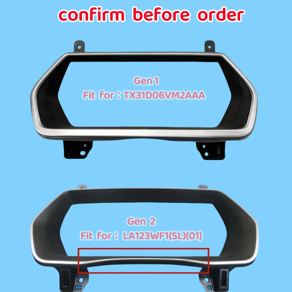 테슬라 모델 S X GEN 1용 12.3인치 TFT LCD 디스플레이, 풀 디지털 계기판 TX31D06VM2AAA