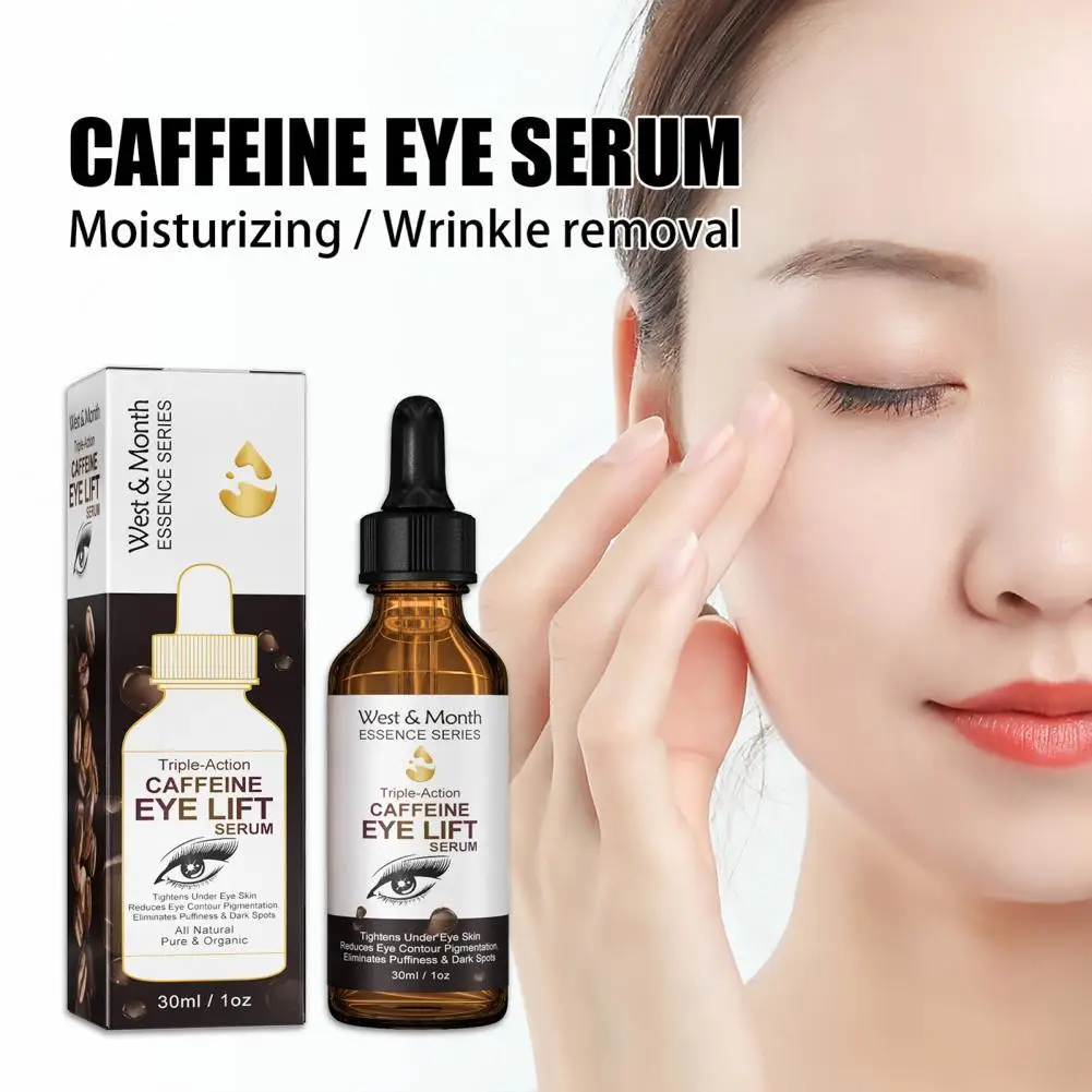 

30ml Eye Essential Oil Functional Wide Application Quick Absorb Caffeine Eye Lift Serum for Lady Eye Serum Eye Serum