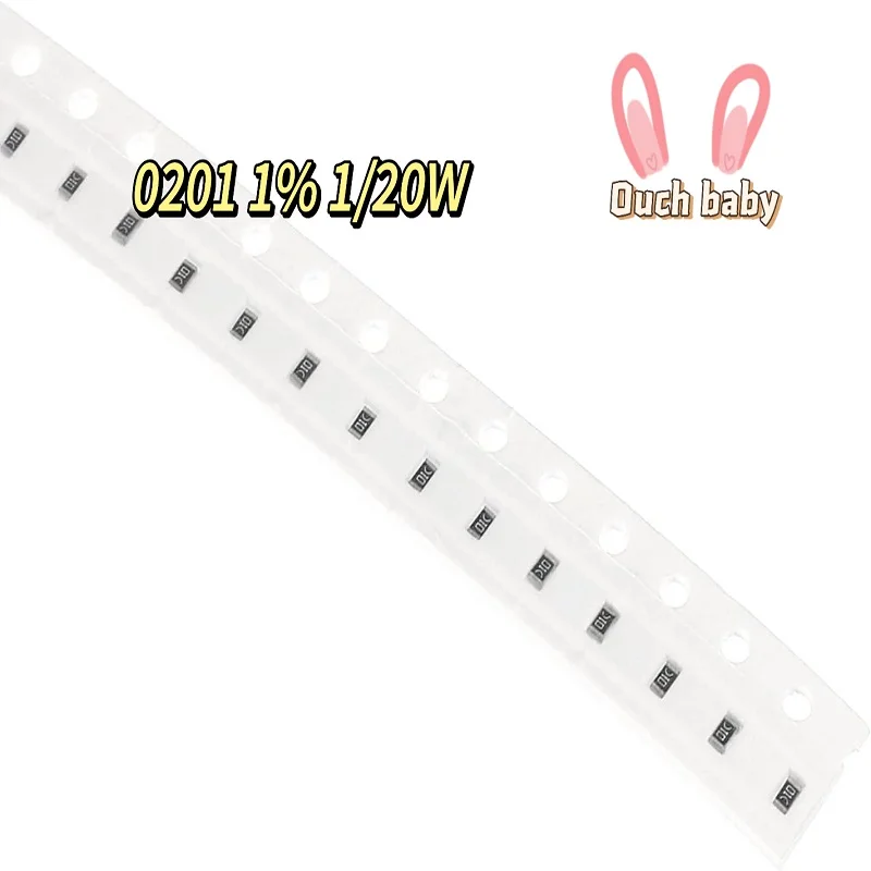 300pcs 0201 1/20W 1% SMD Resistor 0R-10M 1R 10R 100R 150R 220R 330R 470R 1K 2.2K 4.7K 10K 47K 100K 1M 1 10 100 150 220 330-ohm 1000pcs 1% 0201 smd resistor 0r 10m 1 20w 0 1 10 100 150 220 330 ohm 1k 2 2k 10k 100k 0r 1r 10r 100r 150r 220r 330r 470r 10m