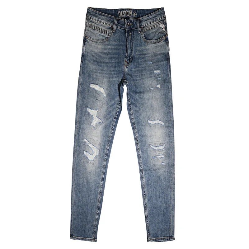 Рисунок 3 - Джинсы мужские рваные эластичные в стиле ретро