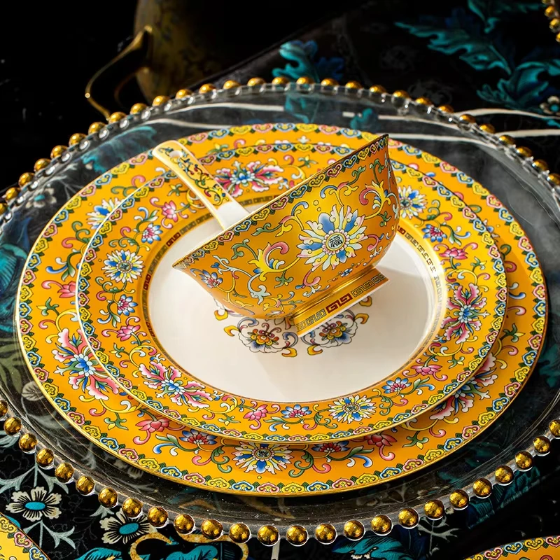 6-Inch ceramic noodle soup bowl set