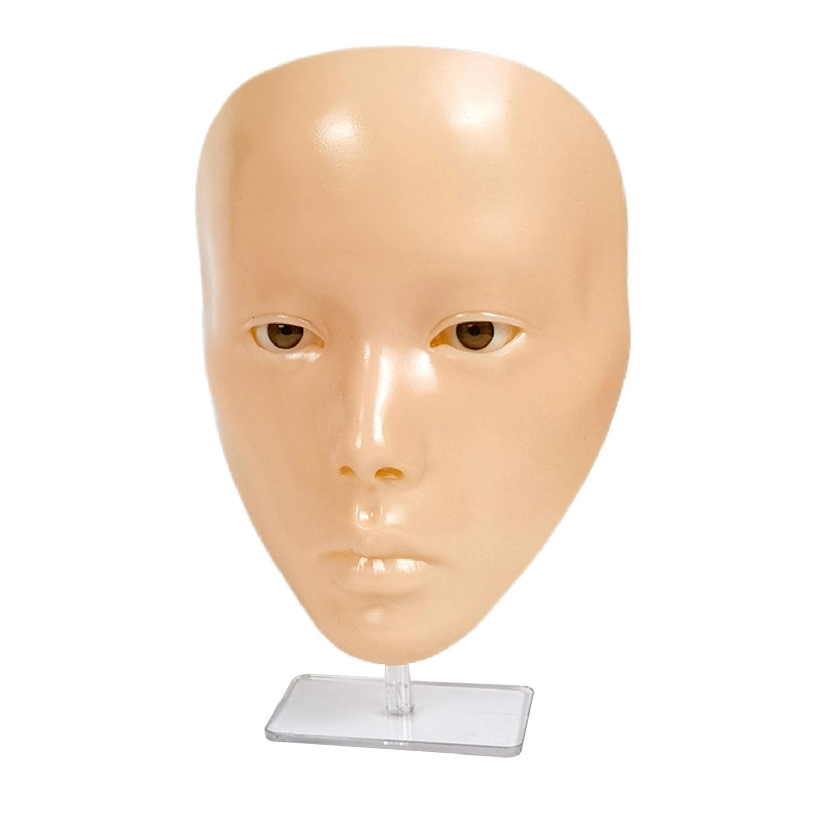 Makeup Practice Training Skin Mannequin Head Doll Flat Head Soft Touch