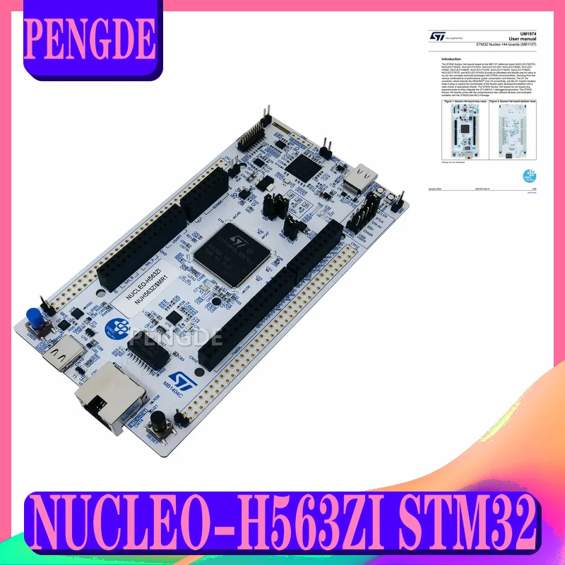 NUCLEO-H563ZI-STM32-Nucleo-144-development-board-with-STM32H563ZIT6-MCU ...