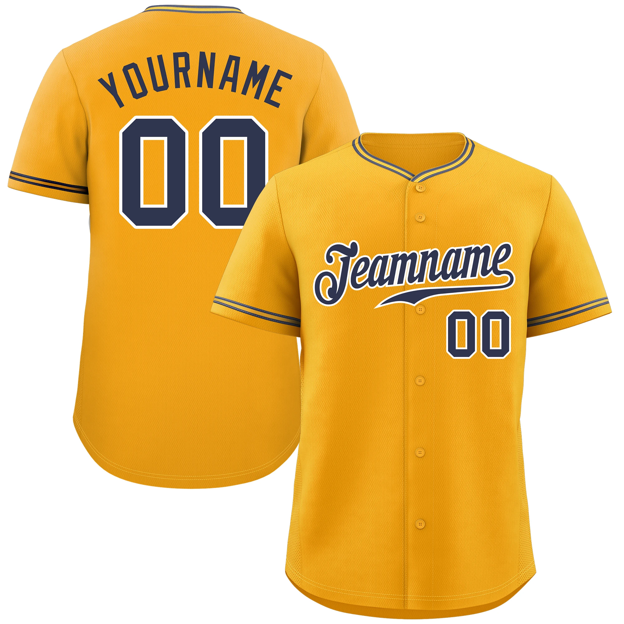 thumbnail image 1 of Camiseta de béisbol de estilo clásico personalizada con letras y números impresos, camiseta deportiva de práctica para adultos, 1 of 4