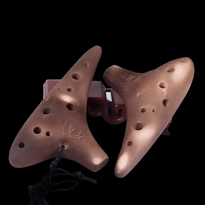 

Professional Ocarina 12 Hole Vintage Alto 12 Hole Retro Fengya SC Ocarina Flute 1pc
