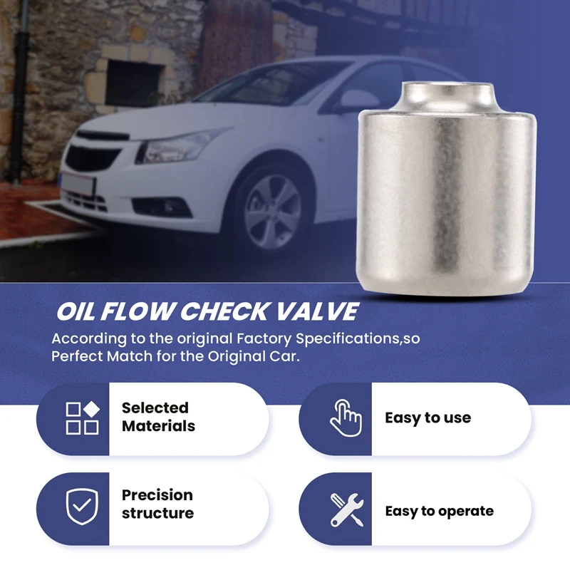 Oil Flow One-Way Oil By-Pass Valve 55563957 For Chevrolet Cruze 1.6 Epica 1.8 2009 2010 2011 2012 2013
