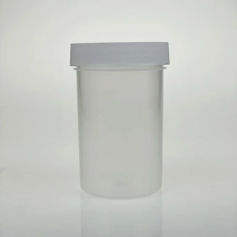 

30 штук/партия пустых прозрачных пластиковых круглых фотоэлементов с белой крышкой и винтовой крышкой косметический контейнер