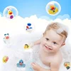 Assortment Rubber Duck Toy Baby Bathing Toys Duck Shower Squirt Toys Summer Beach and Pool Activity Gift For Children 2