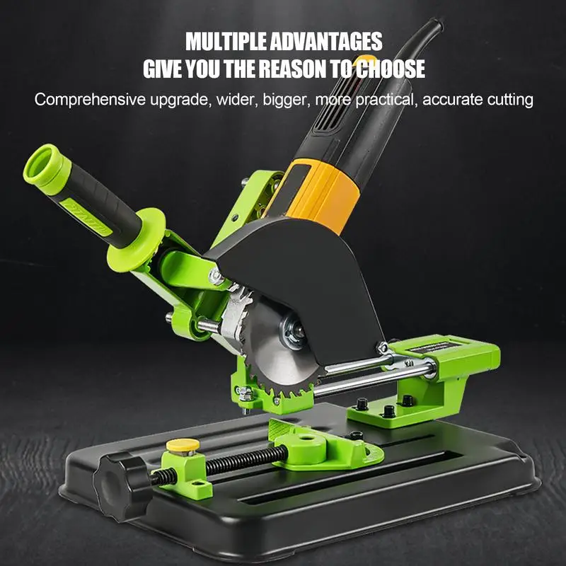 Angle Grinder Fixed Bracket Sturdy Angle Grinder Mounting Bracket Heat-Resistant Rustproof Thicken Base Adjustable