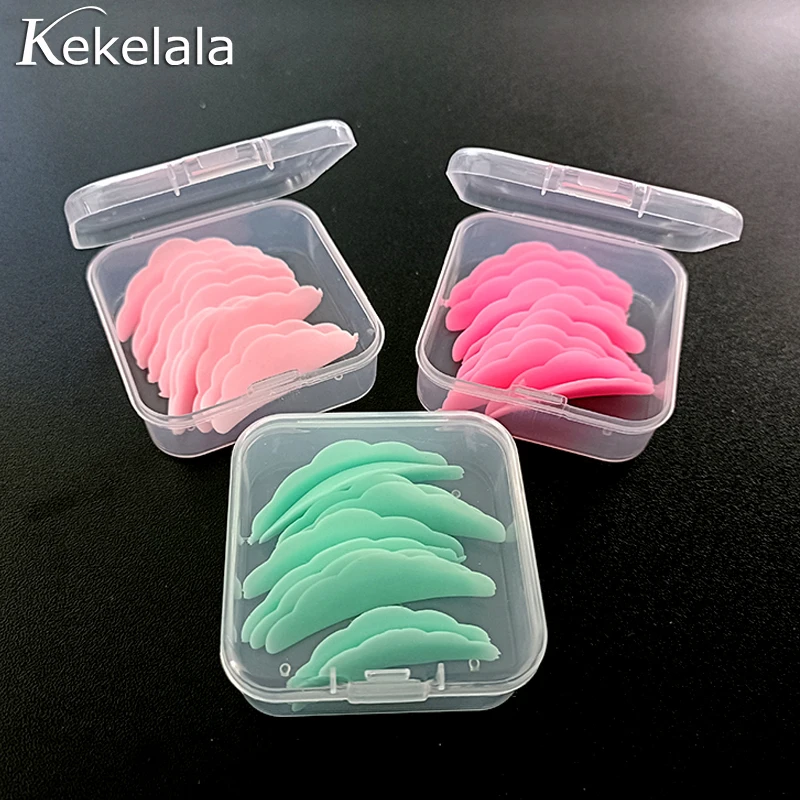 Eyelash Lift & Perm Reusable Silicone Pads - 10 Piece Set for Lash Curling and Extension