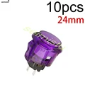 10pcs 24mm purple