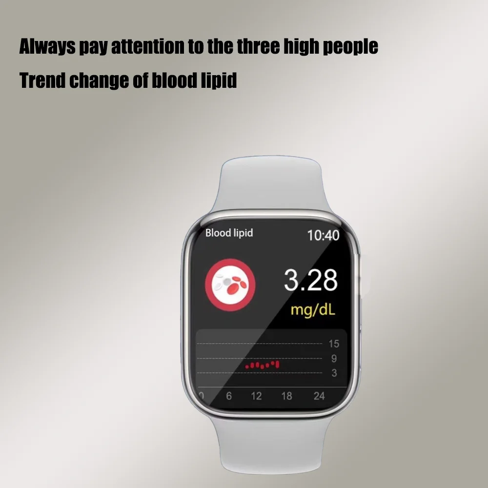 Non-invasive Blood Glucose Meter Blood Lipids Uric Acid Blood Glucose Smart Watch Adult EcG Bluetooth Health Monitoring Device