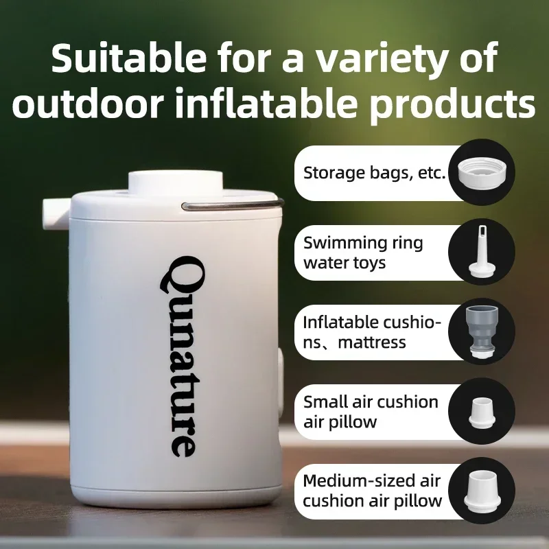 Air Pump Electric Air Pump Electronic Wireless Inflator Pump Portable Outdoor Camping Tools