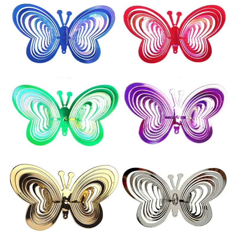 1pcs Crystal Wind Chime Love Diamond Prism Pendant Butterfly Dream Catcher Rainbow Pendant Home Garden and Yard Wind Chime Decor 5