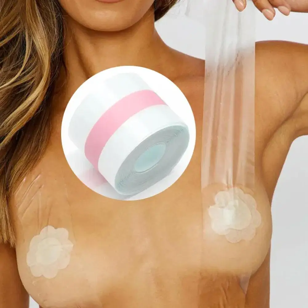 

Chest Tape Sports Tape Muscle Tape Elastic Tape Invisible Lift Breast Anti-slip Accessories Underwear Nipple Tape/pad/shoul Q5O4