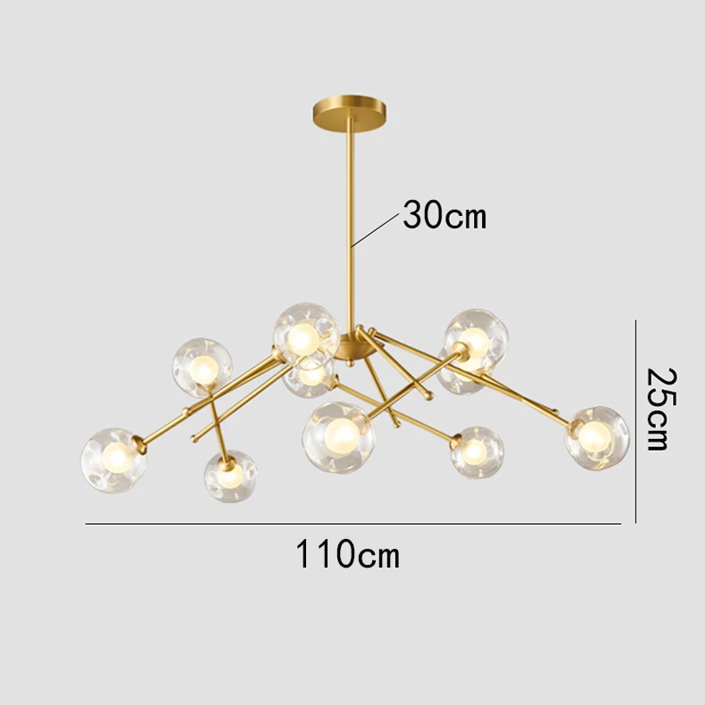 Description Picture 5 of itemModern Ceiling chandelier Chandeliers for dining room hanging light fixture pendant light lamps for living room indoor lighting