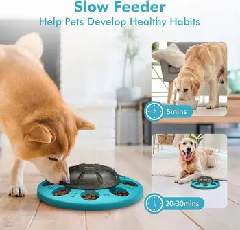 NPET Dog Puzzle Toy, Interactive Dog Toys for Small & Medium Dogs, Dog Enrichment Toys for Pet IQ Training & Mental Enrichment 5