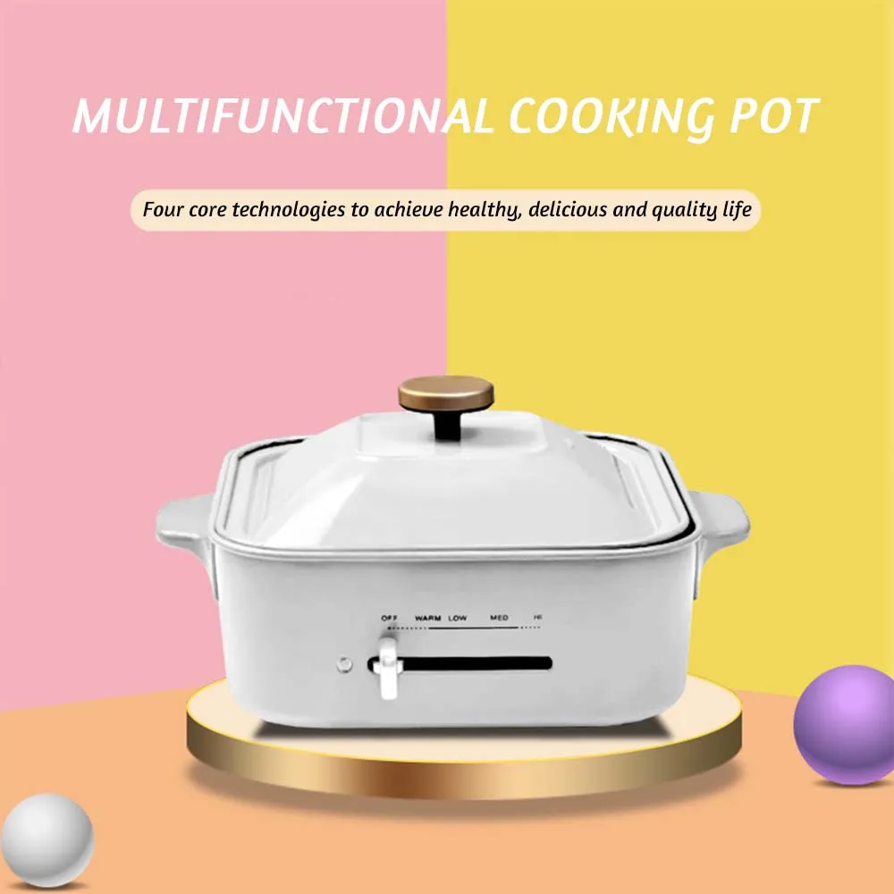 IM-C2068 Multifunctional cooking pot household kitchen appliance cooking pot electric frying pan 4